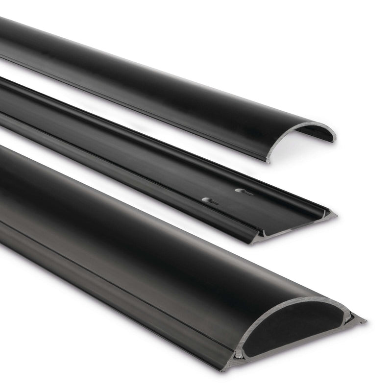Hama halbrund PVC Kabelkanal 100 cm schwarz