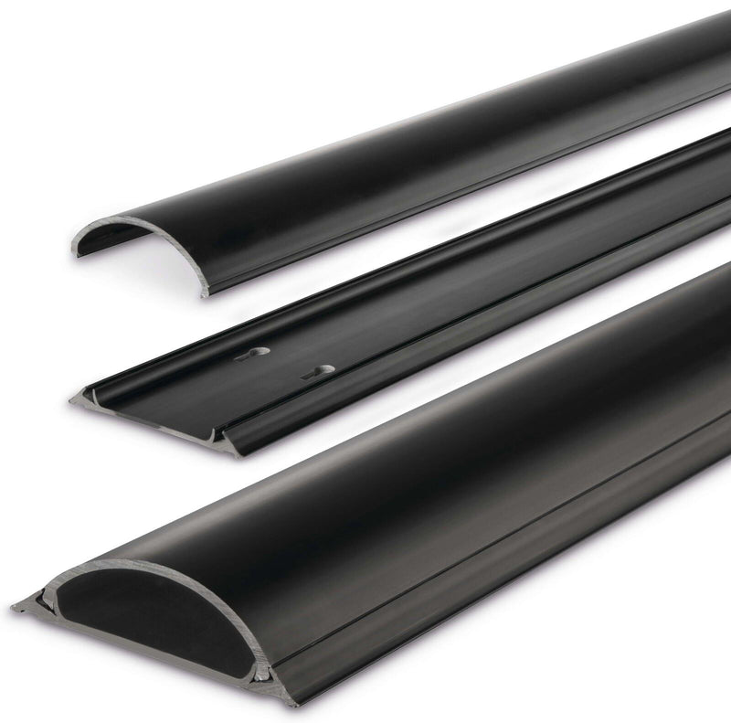 Hama halbrund PVC Kabelkanal 100 cm schwarz