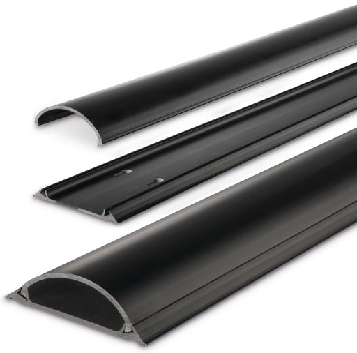 Hama halbrund PVC Kabelkanal 100 cm schwarz
