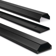 Hama eckig Alu Kabelkanal 110 cm schwarz