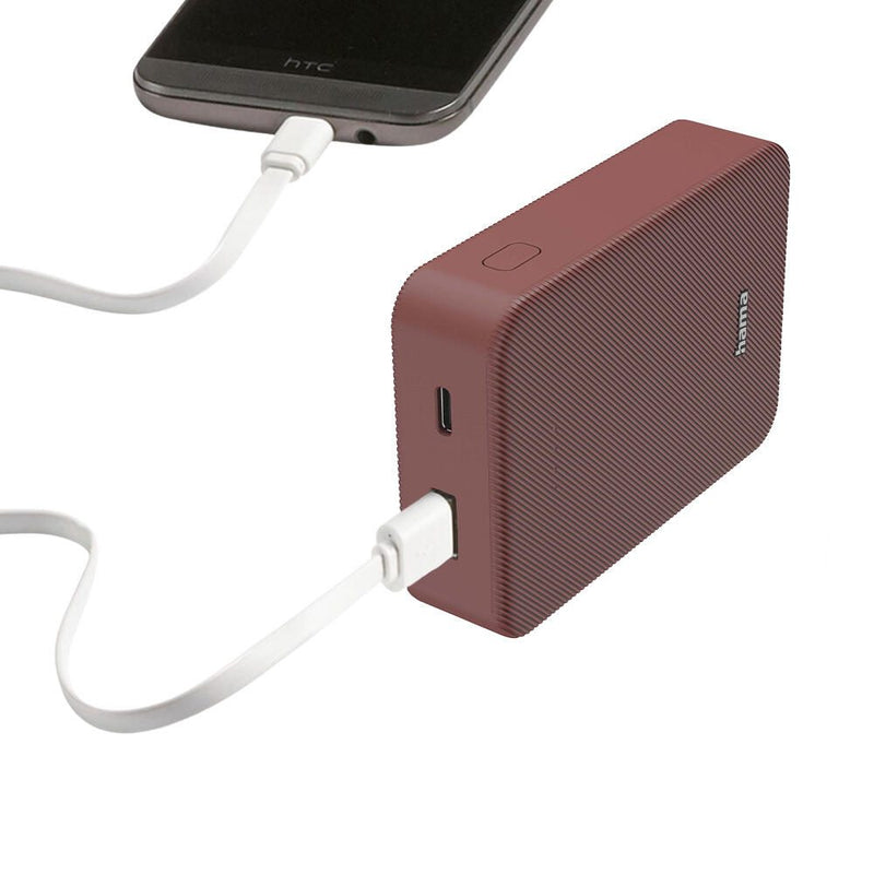 Hama Colour 10 Powerbank 10.000 mAh rot