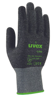 uvex Handschuhe 8 anthrazit, grün