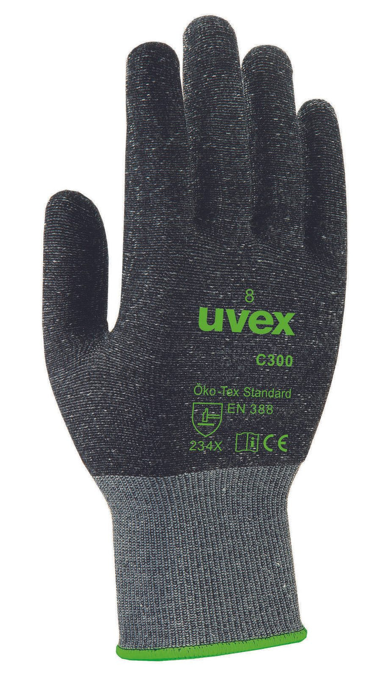 uvex Handschuhe 8 anthrazit, grün