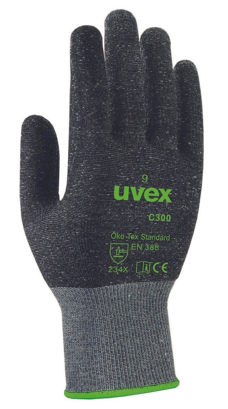 uvex Handschuhe 9 anthrazit, grün