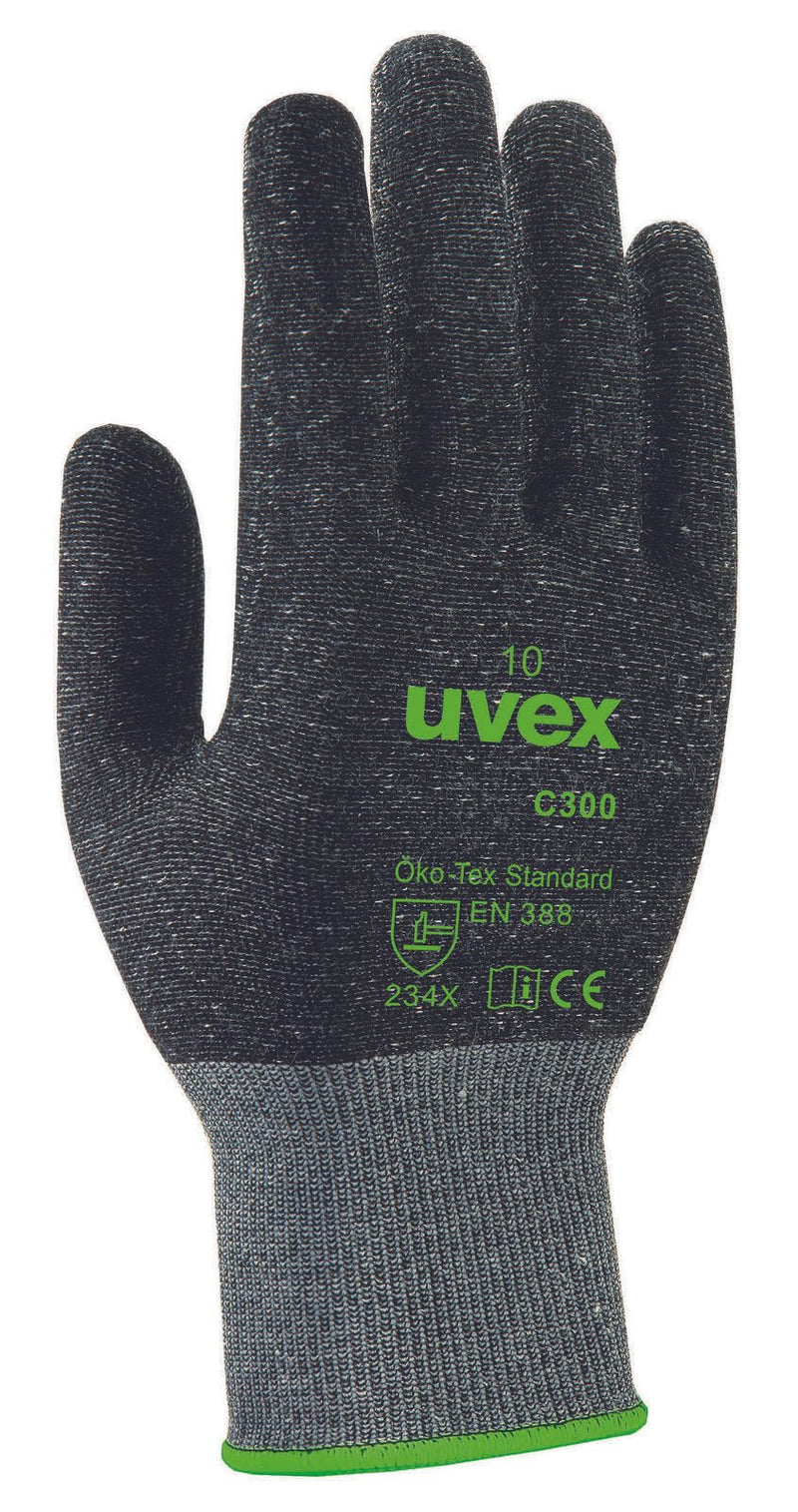 uvex Handschuhe 10 anthrazit, grün