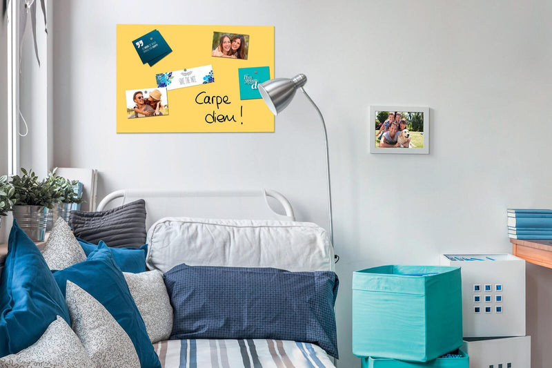 Be!Board® Glas-Magnettafel 60,0 x 40,0 cm sonnengelb