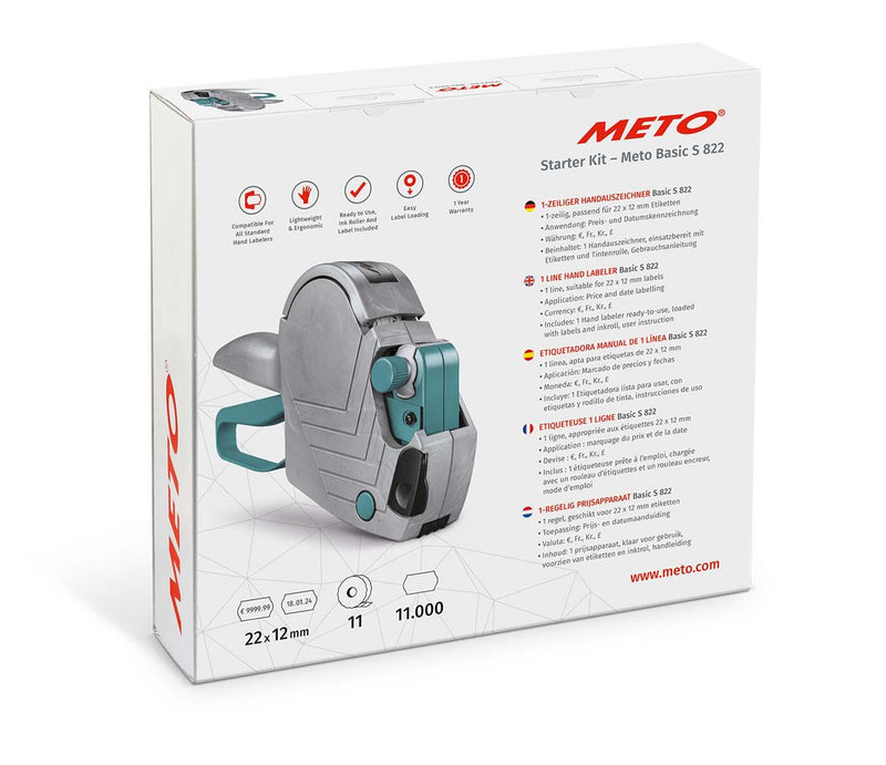 METO Starter Kit Basic S 822 Preisauszeichner