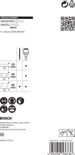 BOSCH Bohrer-Set EXPERT Power Change Plus Adapter 2-teilig