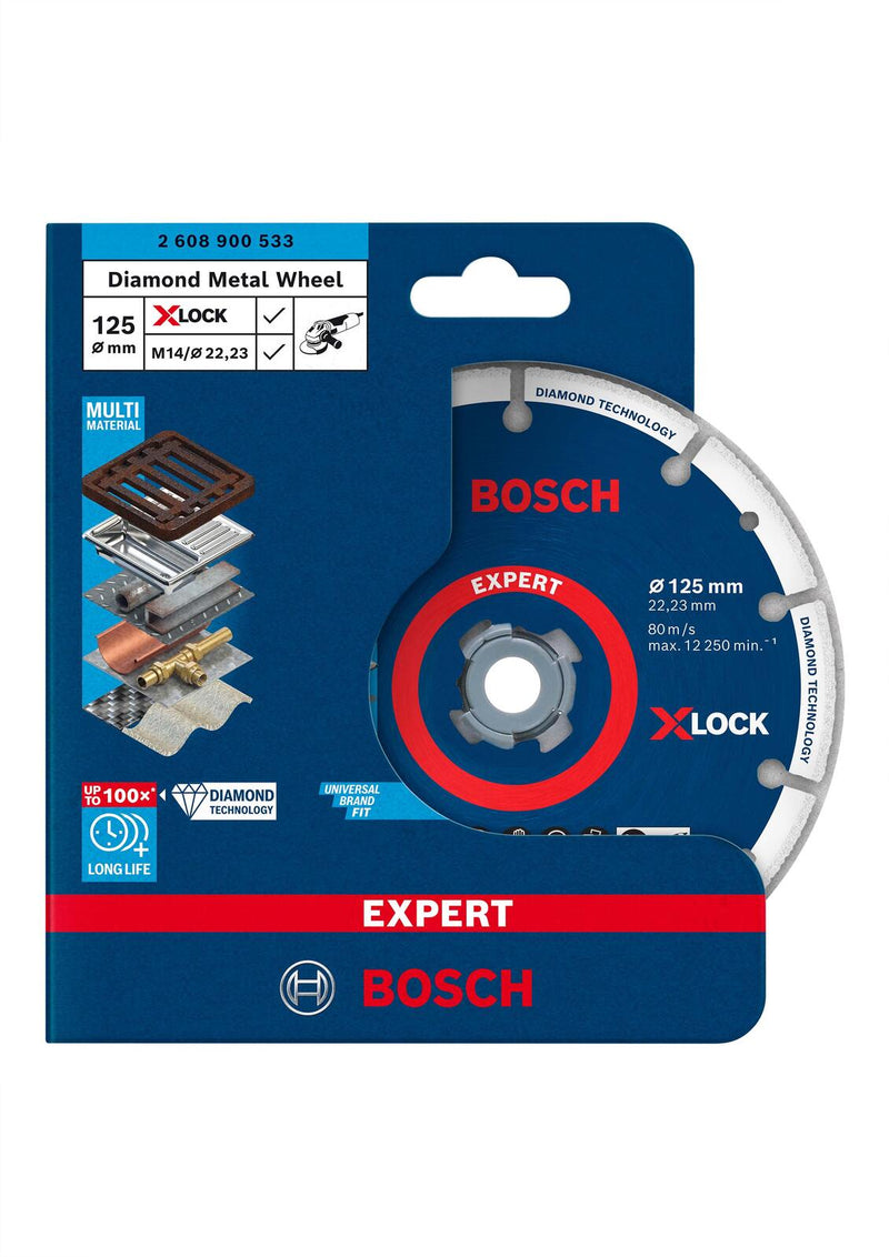 BOSCH Trennscheibe EXPERT Diamond Metal Wheel X-LOCK