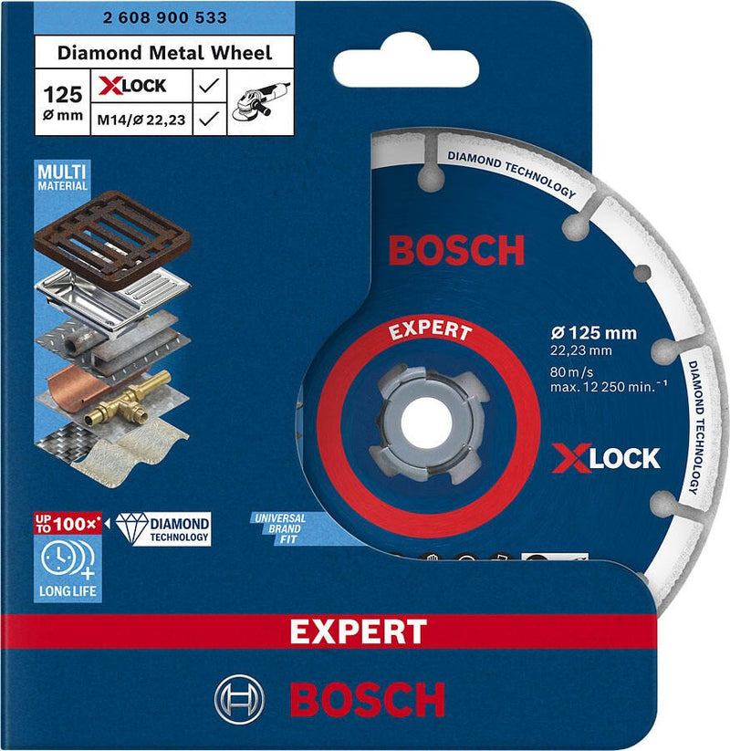 BOSCH Trennscheibe EXPERT Diamond Metal Wheel X-LOCK