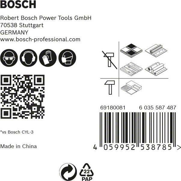 BOSCH Bohrer-Set EXPERT HEX-9 5-teilig