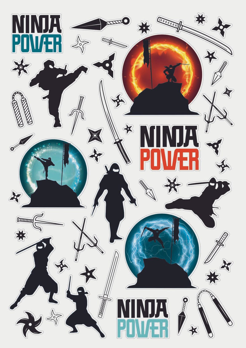 BRUNNEN Malbuch Ninja