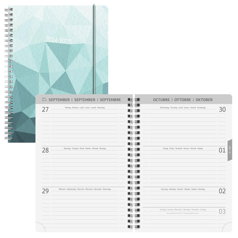 BRUNNEN Schülerkalender Ice Vector