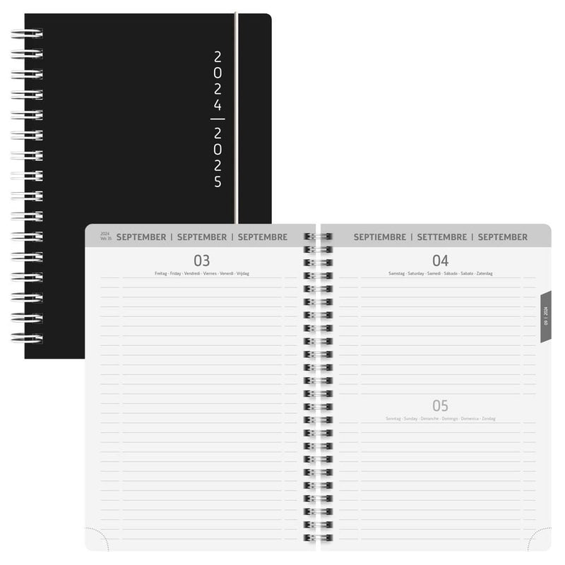 BRUNNEN Schülerkalender Plain Black