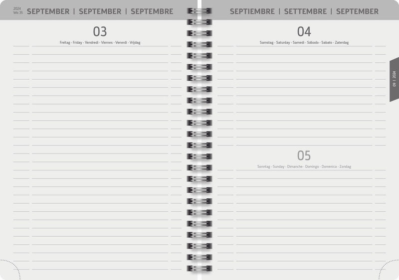 BRUNNEN Schülerkalender Plain Black