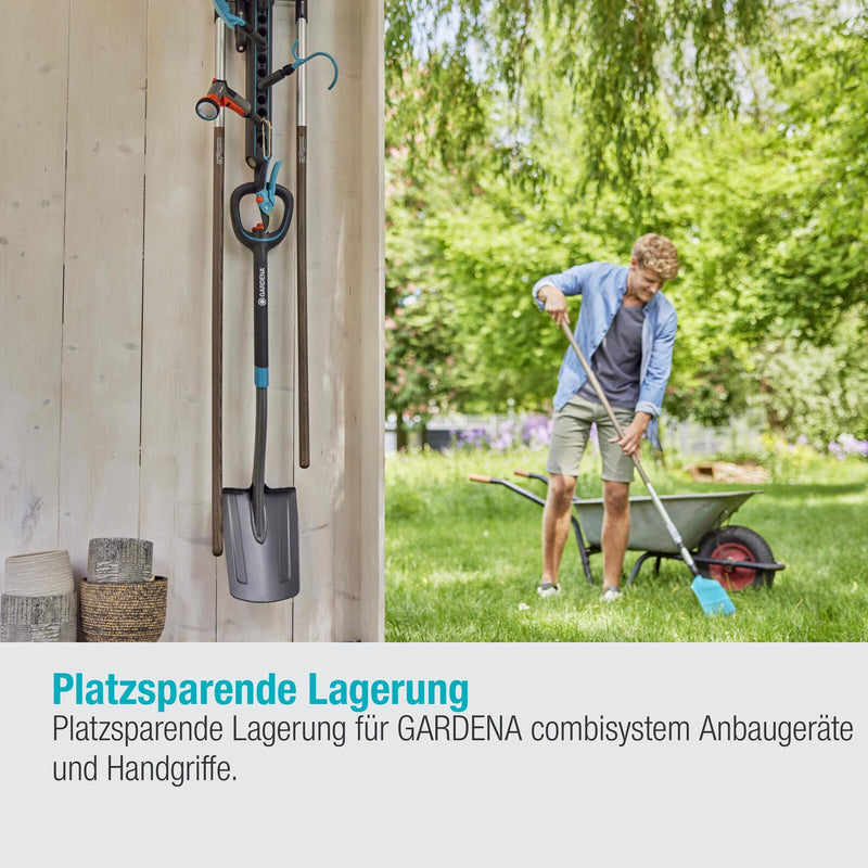 GARDENA combisystem Wandhalterung grau, blau
