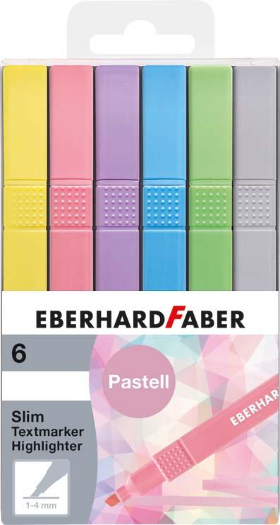 EBERHARD FABER Slim pastell Textmarker Mehrfarbig