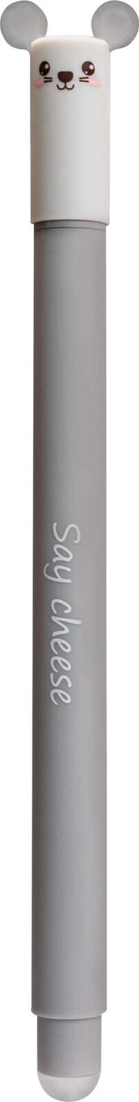 EBERHARD FABER Animal Erase it! Maus Gelschreiber 0.7 mm, Schreibfarbe: Blau
