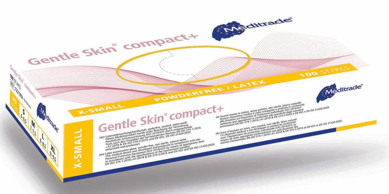 Meditrade® Einmalhandschuhe Gentle Skin® compact+ XS weiß