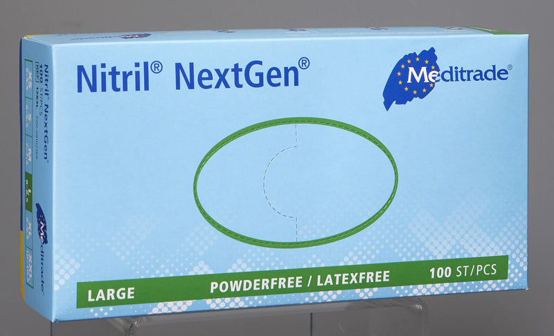 Meditrade® Einmalhandschuhe Nitril® NextGen® L blau