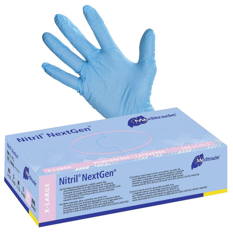 Meditrade® Einmalhandschuhe Nitril® NextGen® XL blau