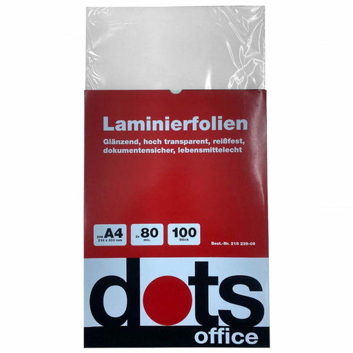 dots Laminierfolien glänzend 80 mikron A4