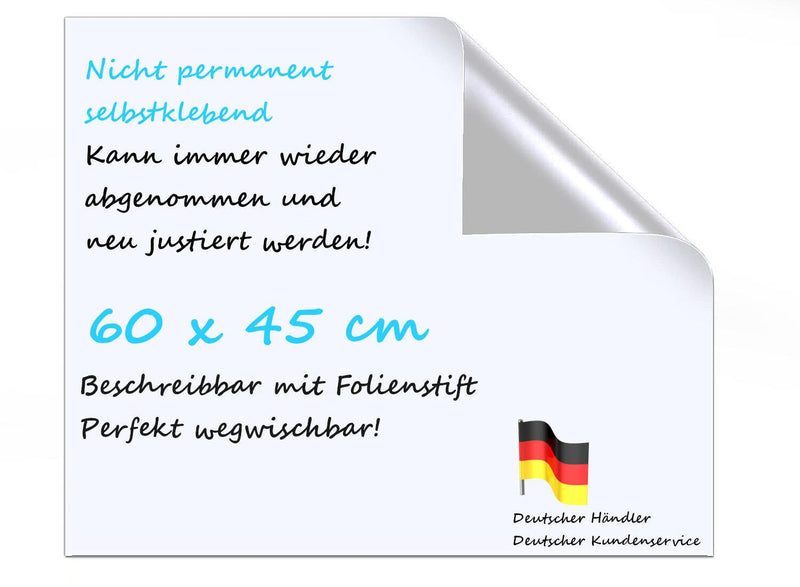 LMG selbstklebende Whiteboardfolie 60,0 x 45,0 cm