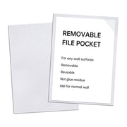 LMG Dokumententasche selbstklebend, nonpermanent A4 transparent