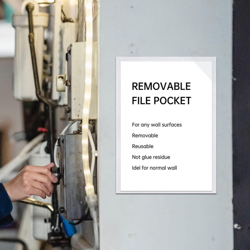 LMG Dokumententasche selbstklebend, nonpermanent A3 transparent