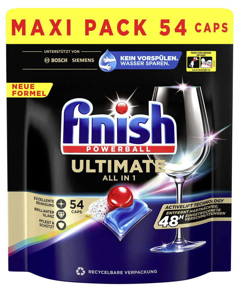 Calgonit finish Spülmaschinentabs POWERBALL ULTIMATE ALL IN 1 54 St.