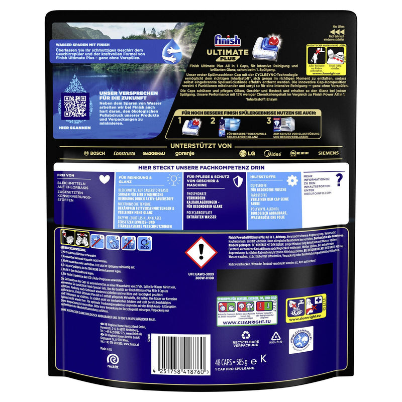 Calgonit finish Spülmaschinentabs POWERBALL ULTIMATE PLUS ALL IN 1 48 St.