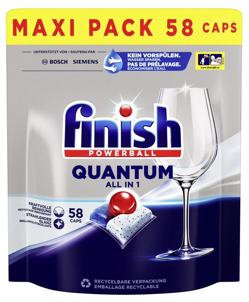 Calgonit finish Spülmaschinentabs POWERBALL QUANTUM ALL IN 1 58 St.