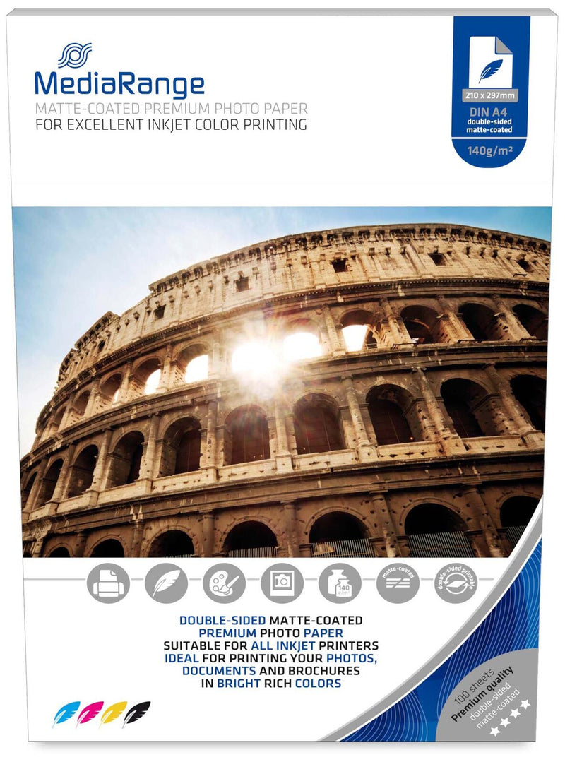 MediaRange Fotopapier MRINK111 DIN A4 matt 140 g/m²