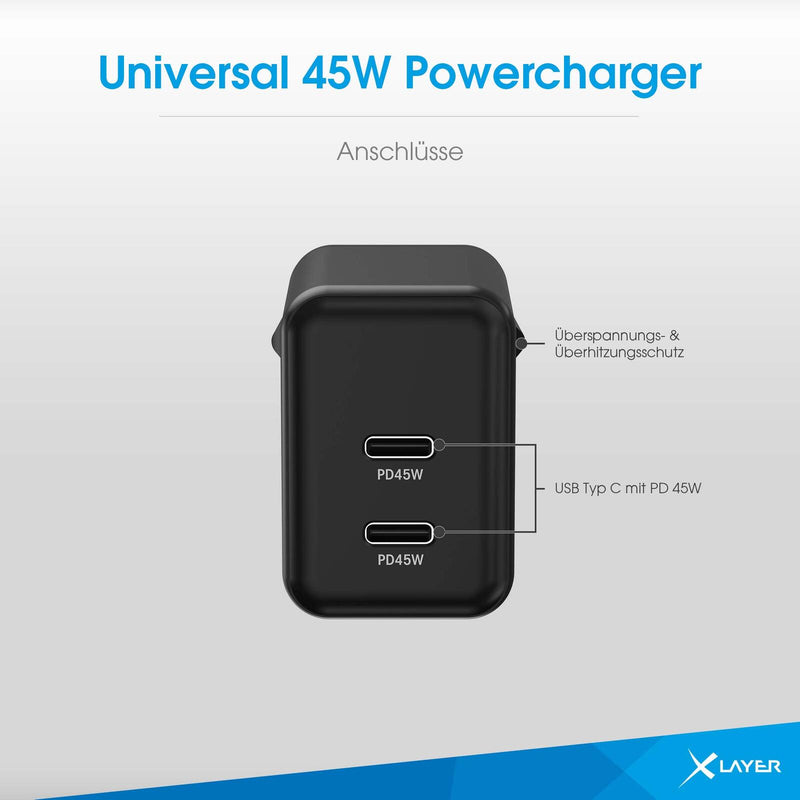 XLAYER Ladeadapter Powercharger 45W
