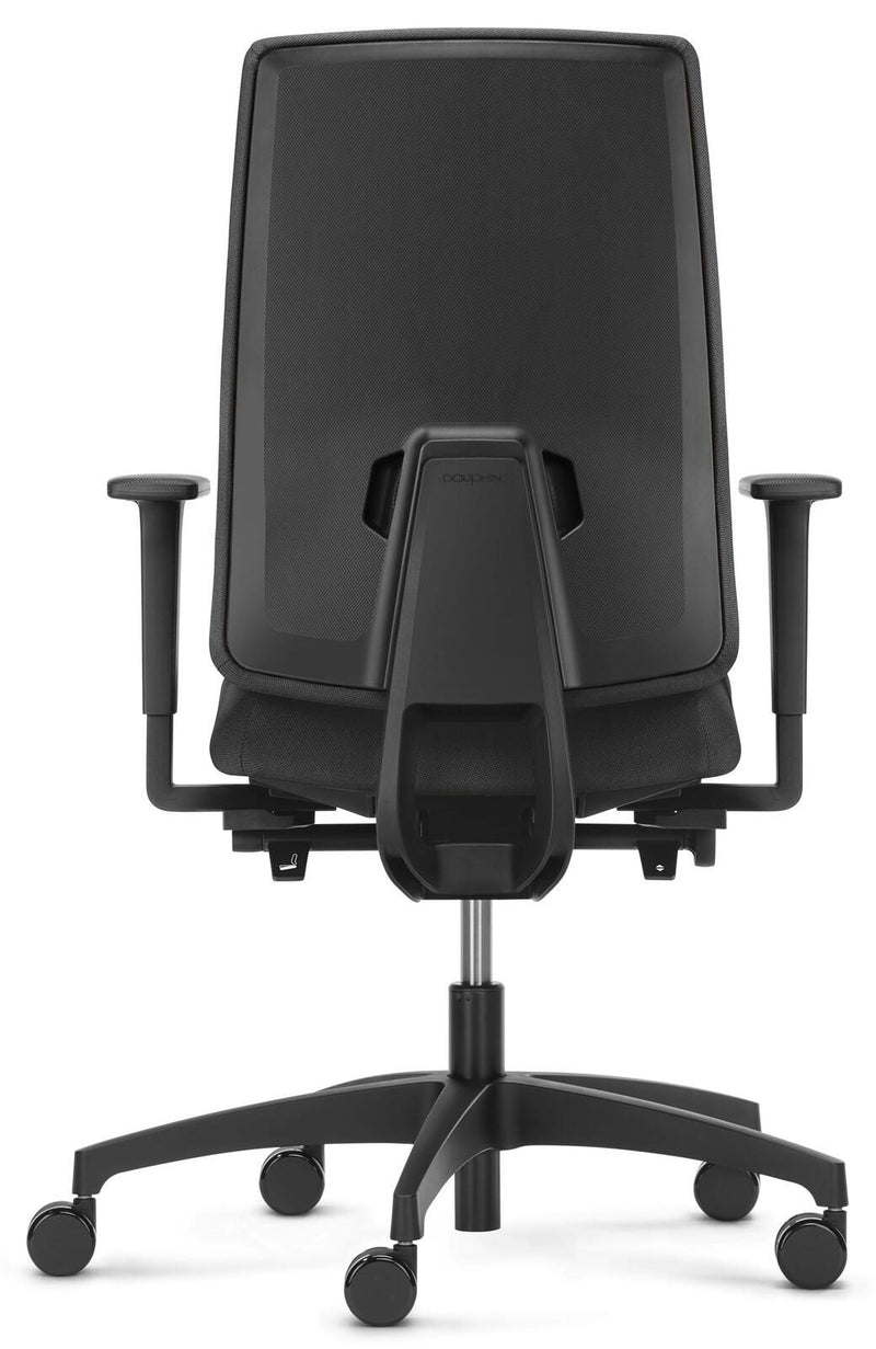 Dauphin Bürostuhl Indeed operator SLP, ID 7046_SLPP1 Stoff schwarz, Gestell schwarz