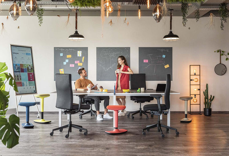 Trendoffice by Dauphin Sitz-/Stehhocker to-swift rot