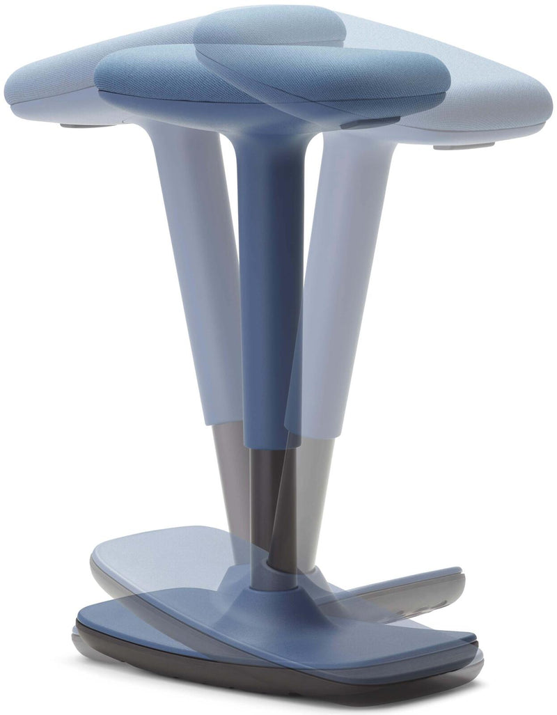 Trendoffice by Dauphin Sitz-/Stehhocker to-swift blau