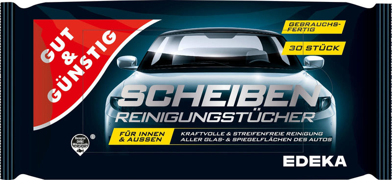 GUT&GÜNSTIG feuchte Reinigungstücher Scheiben 1-lagig
