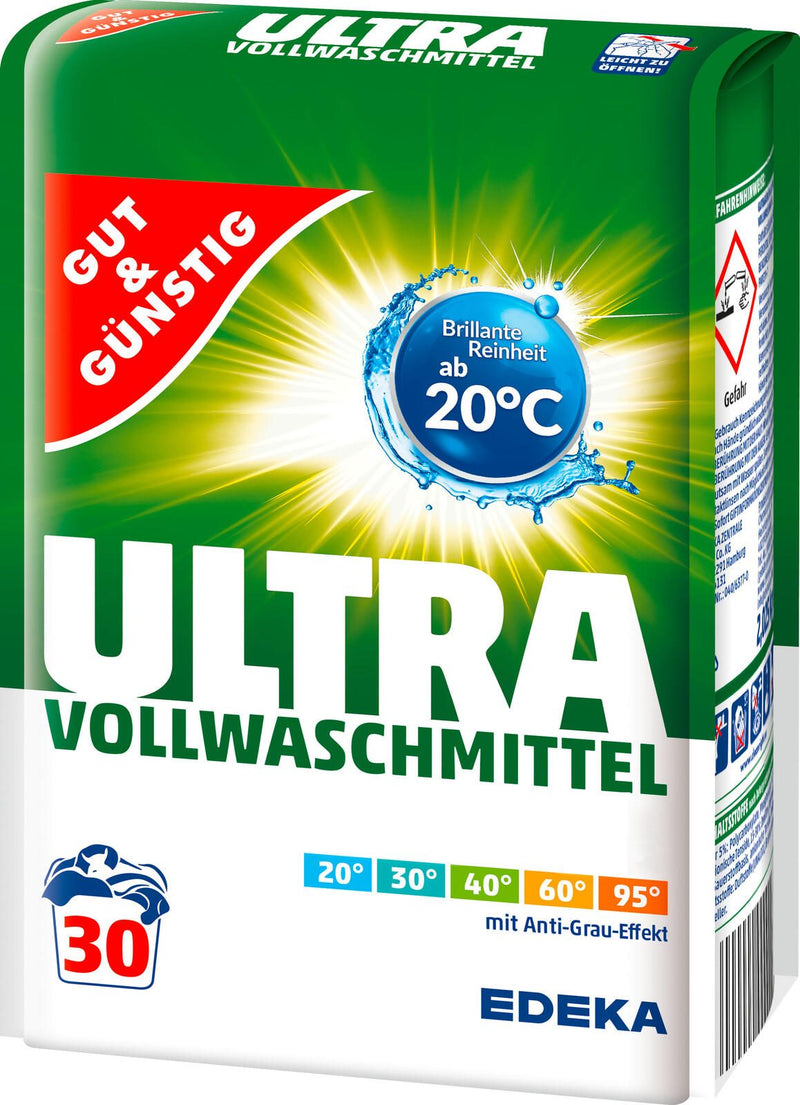 GUT&GÜNSTIG Waschmittel ULTRA 2,025 kg