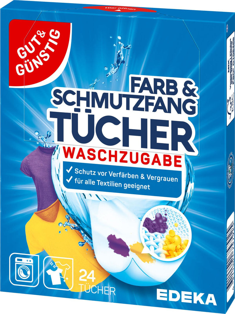 GUT&GÜNSTIG Farb- und Schmutzfangtücher weiß