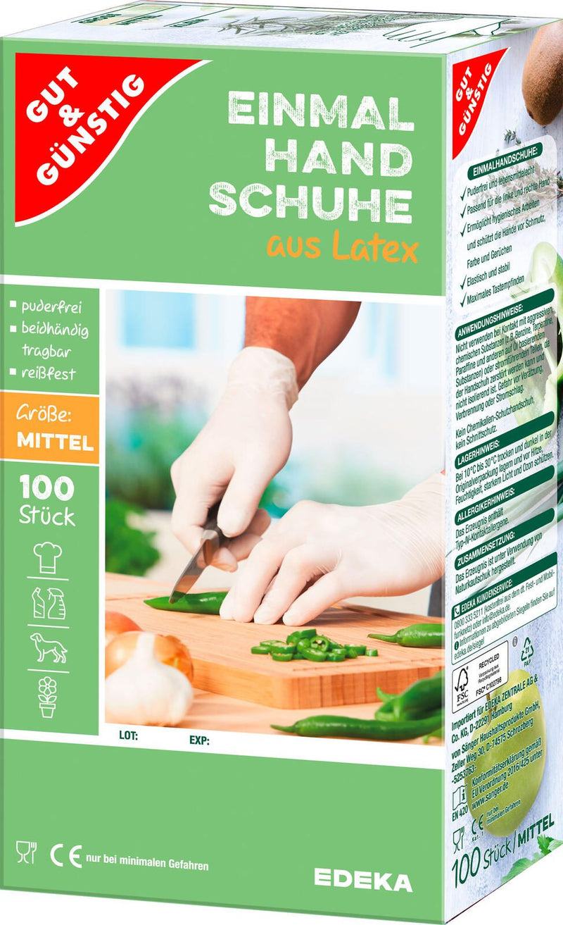 GUT&GÜNSTIG Handschuhe M weiß