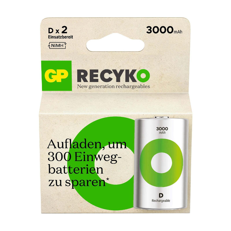 GP Akkus ReCyko+ Mono D 1.2 V