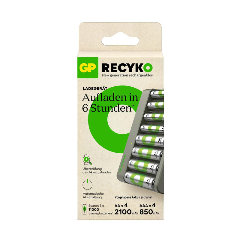GP USB-Akku-Ladegerät inkl. Akkus Basic E821U 8-Port
