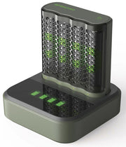 GP Akku-Schnellladegerät inkl. Akkus M452D 4-Port inkl. Dockingstation