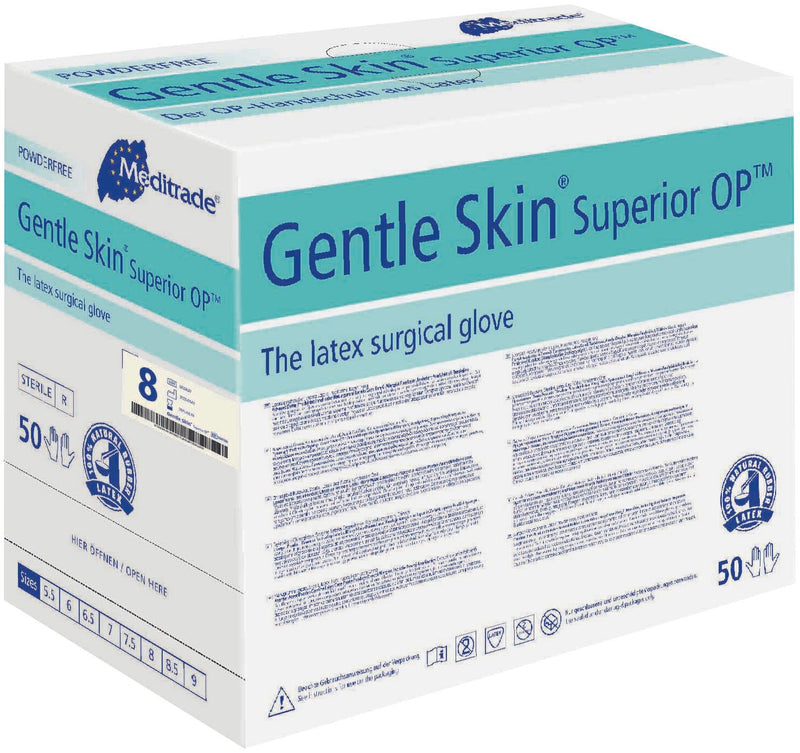 Meditrade® OP-Handschuhe Gentle Skin® Superior OP™ 8 weiß