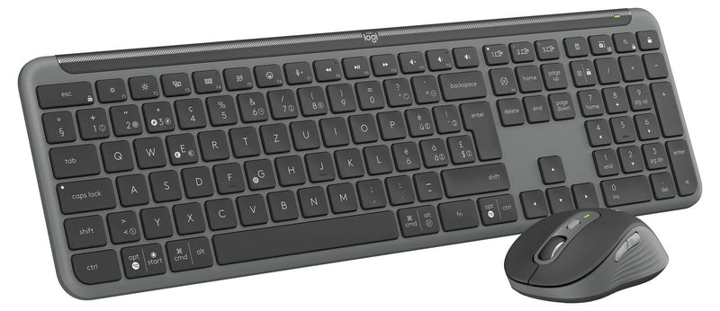 Logitech Tastatur-Maus-Set kabellos Logitech MK950 for Business sw grafit