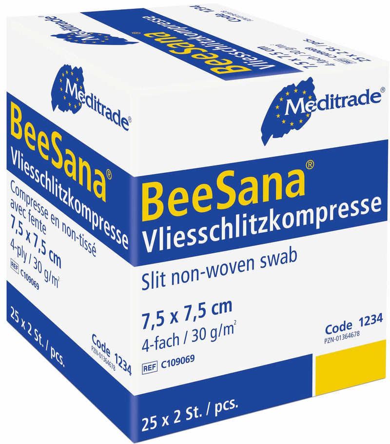 Meditrade® Vlies-Kompressen BeeSana® 7.5 cm x 7.5 cm