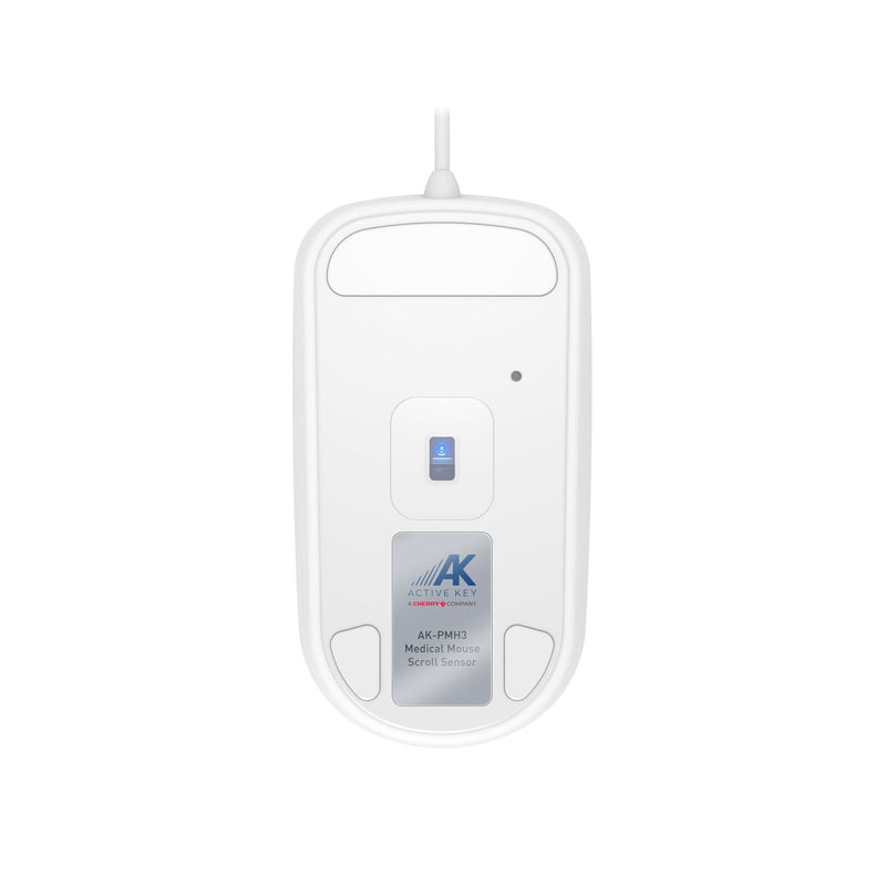 Cherry AK-PMH3 Medical Mouse Scroll Sensor Hygiene-Maus kabelgebunden weiß
