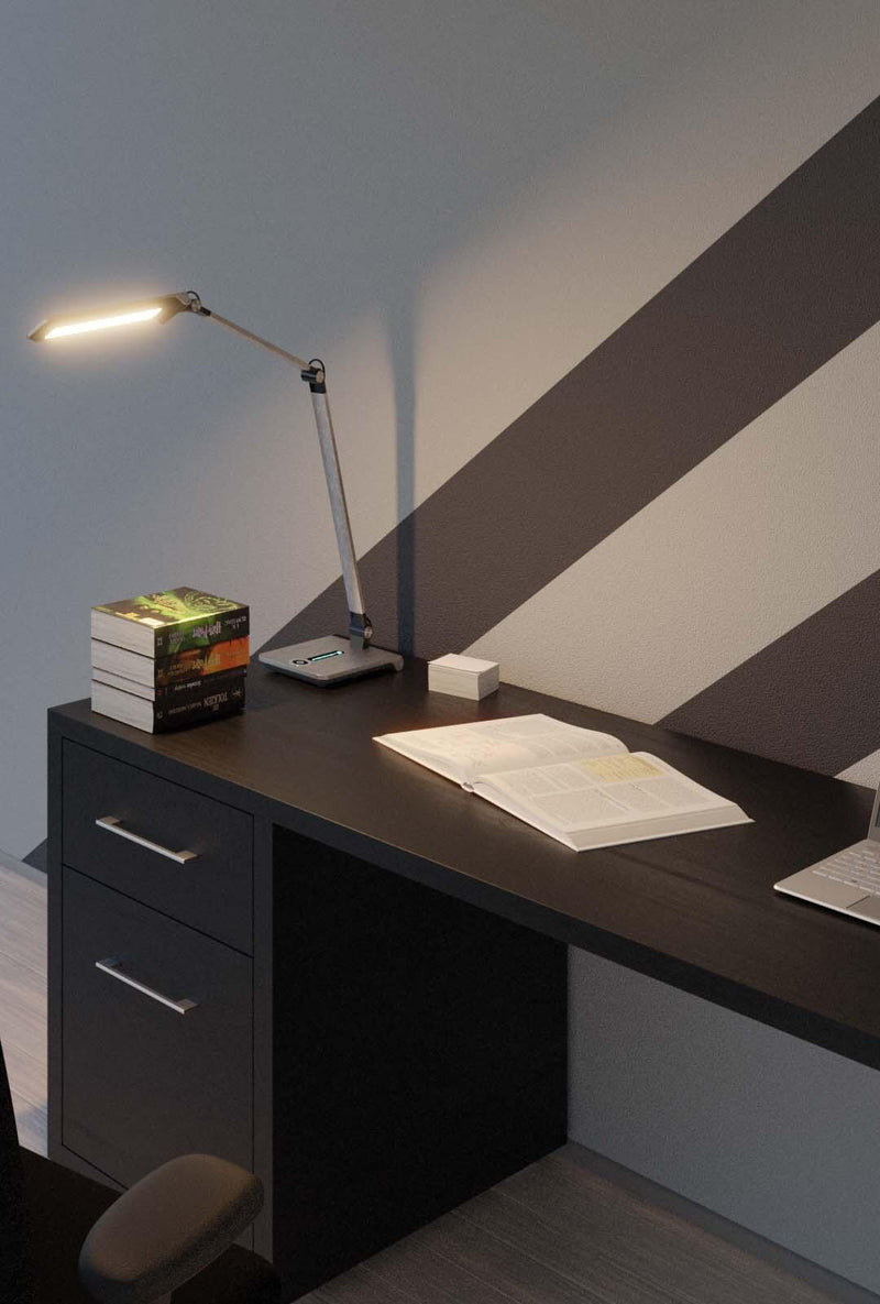 Hansa Wave Schreibtischlampe 8.5 W grau