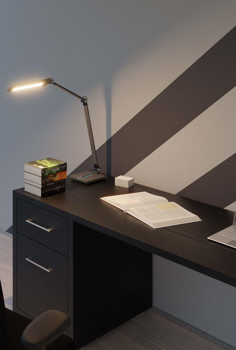 Hansa Wave Schreibtischlampe 8.5 W grau